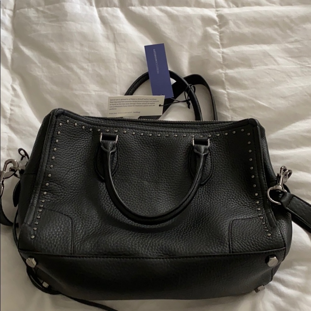 Rebecca Minkoff satchel black leather
